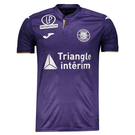 A geometric print appears all over the jersey. Joma Toulouse Home 2019 Jersey