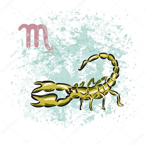 Scorpio Sign Of The Zodiac Stock Vector Image By ©yuliaartist 87178832