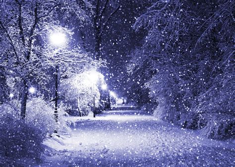 Snow Night Wallpapers Hd Wallpaper Cave