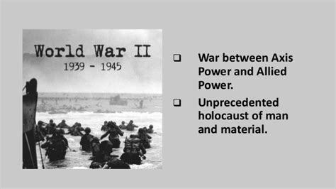 The World War Ii 1939 1945 Causes And Major Events