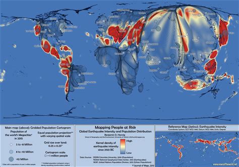 Harta Seismică A Lumii În Locații Au Loc Cele Mai Periculoase