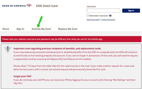 Receiving and activating your card. California EDD Unemployment Debit Card - Unemployment Portal