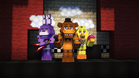 five night s at freddy s pack [3d] from mine nights at freddy s minecraft texture pack
