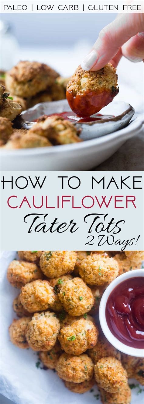 Nobody dislikes a cheesy tater tot, so incorporate them into your next family brunch with this tater tot breakfast casserole. How to Make Cauliflower Tater Tots | Food Faith Fitness