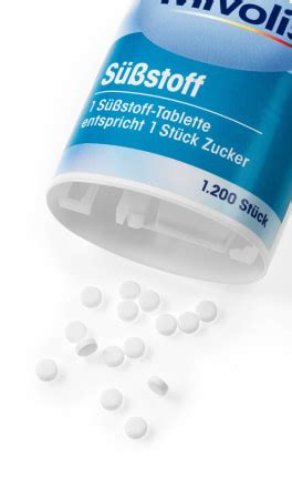 Mivolis Süßstoff Tabletten 1 200 St 72 g dauerhaft günstig online