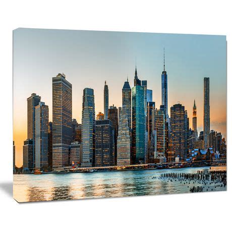 In fact, nyc is home to more than 200 buildings measuring 500 feet or taller, roughly double that of its closest us competitor. Design Art New York City Skyline Photography Canvas Art ...
