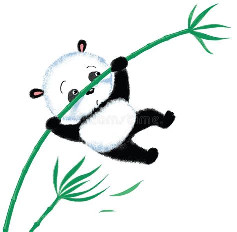 Panda Jumping Stock Vector Illustration Of Smiling Panda 15036055
