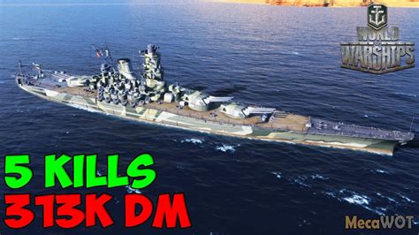 The virtual fleet week — highlight reel. World of WarShips | Yamato | 5 KILLS | 313K Damage ...