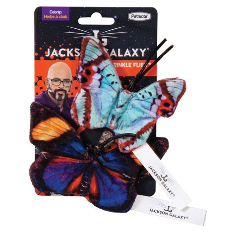 Jackson Galaxy® Crinkle Flies™ Butterflies Cat Toys - 2 ...