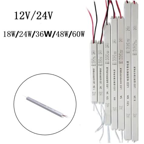 Ultra Thin 12v24v Led Driver With Overvoltage And Short Circuit