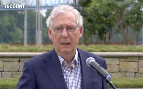 The Recount On Twitter Senate Minority Leader Mitch Mcconnell Reiterates Opposition To January