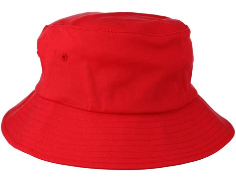 Red Bucket Yupoong Hats Uk