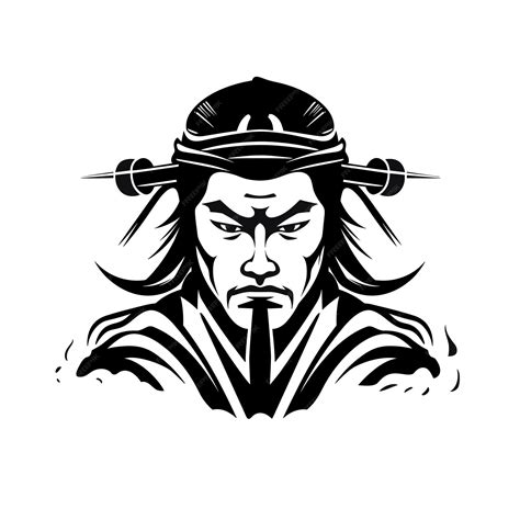 Premium Vector Japanese Samurai Warrior On Illustration Vector