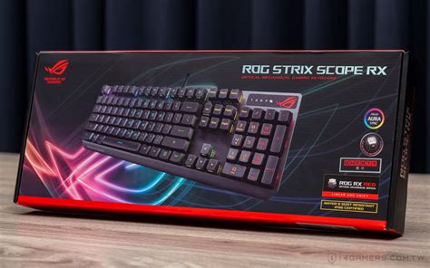 Asus Rog Strix Scope Rx Optical Axis Keyboard Hands On Play