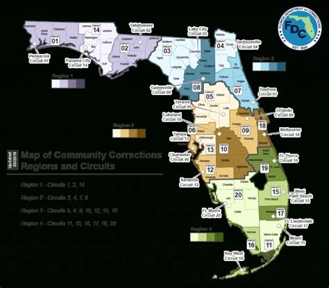 Probation Services Florida Department Of Corrections Map Of Sexual Predators In Florida