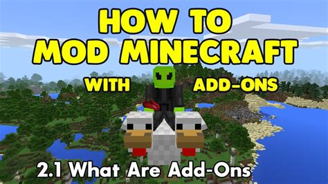 21 How To Mod Minecraft With Add Ons What Are Add Ons Youtube