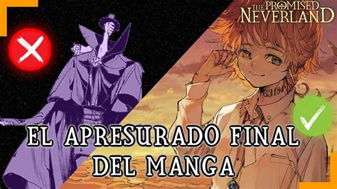 The Promised Neverland Hablemos Del Final Del Manga ¿por Que Fue