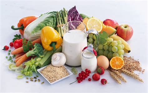 Healthy Foods Vegetables Grains Milk License Images
