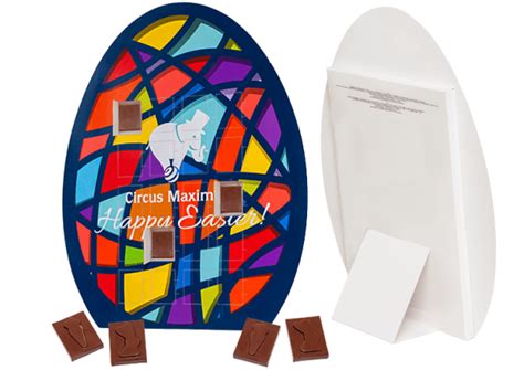Easter Calendar With Chocolate With Custom Logo Printing Mpromotion
