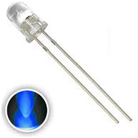 Buy Blue Led 5mm Clear Light Emitting Diode 100pcs Online At Low