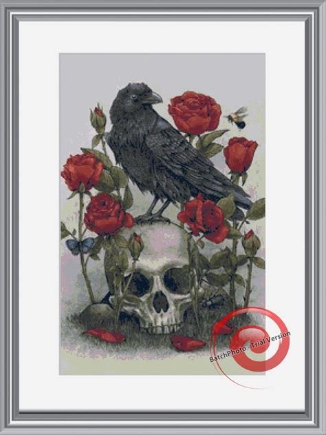 Cross stitch bird beaded cross stitch cross stitching cross stitch embroidery cross stitch patterns fuse bead patterns kandi patterns perler patterns beading patterns. The Crow Cross Stitch Pattern by Kustom Cross Stitch ...
