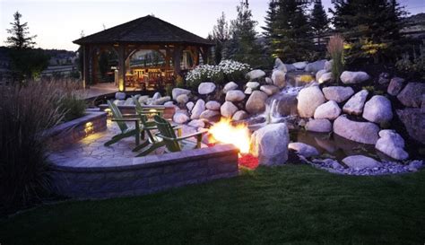 I would recommend getting a fire pit with a grill. 54 Garden Water Features: Awesome Outdoor Design Ideas