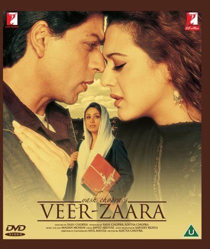 Veer Zaara Bollywood Dvd With English Subtitles By Shahrukh