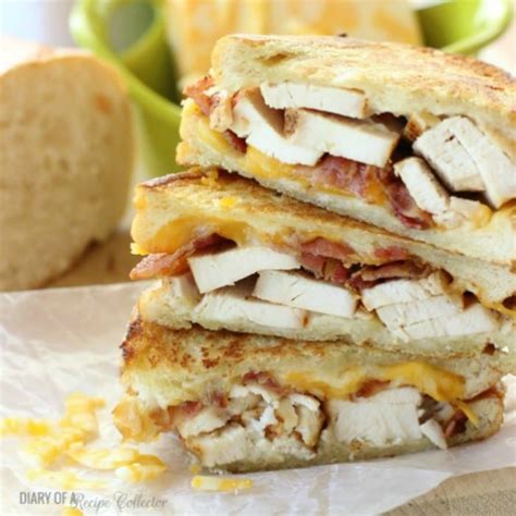 Garlic Cream Grilled Chicken And Bacon Paninis Diary Of A