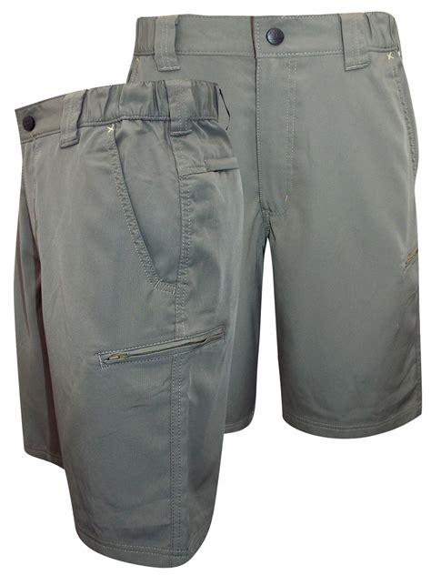 Wrangler Wr4ngler Khaki Zipped Pocket Cargo Shorts Waist Size 32