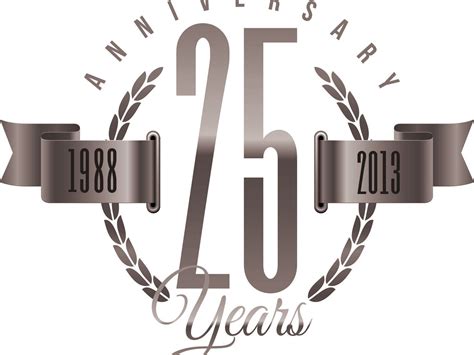 最も好ましい Silver Jubilee 25th Anniversary Logo Design 323128