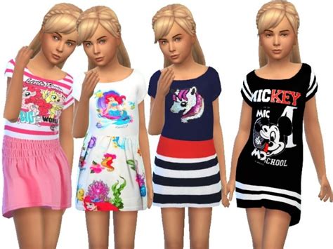 Dress For Kids At Louisa Creations4sims Sims 4 Updates