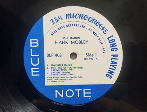 Hank Mobley Soul Station On Blue Note FW Rare Jazz Vinyl Collector