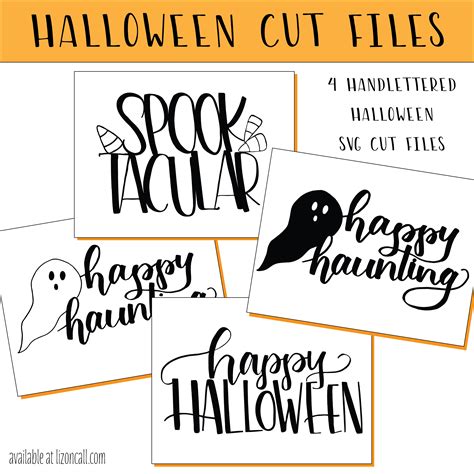 Download Halloween SVG Cut Files - Liz on Call