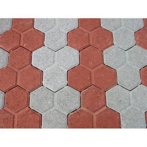 Cement Interlocking Tiles For Flooring Thickness 18 20 Mm At Rs 14