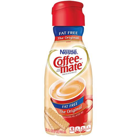 When the researchers exposed these fat cells to caffeine, the cells showed signs of increased metabolism and activity such as producing more mitochondrial uncoupling protein 1 (ucp1) and. COFFEE-MATE Fat Free The Original Liquid Coffee Creamer 32 ...