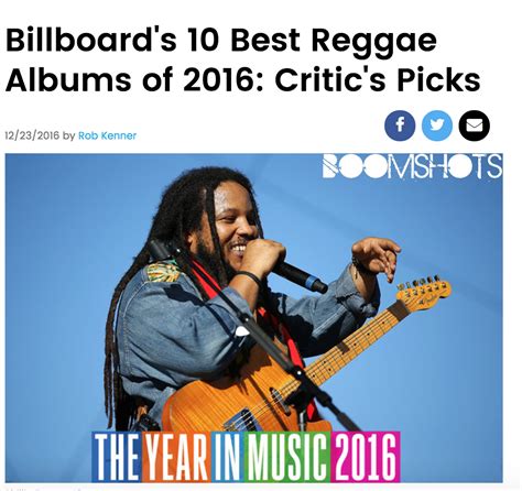 Billboard Best Reggae Albums 2016 Archives Boomshots