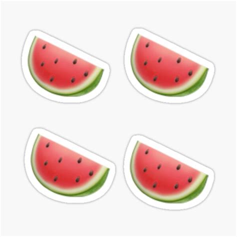 Watermelon Emoji Ts And Merchandise Redbubble
