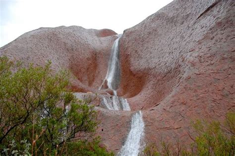 'uluru, northern territory, australia' by juliakharwood. Uluru Raining Waterfalls Australia - XciteFun.net