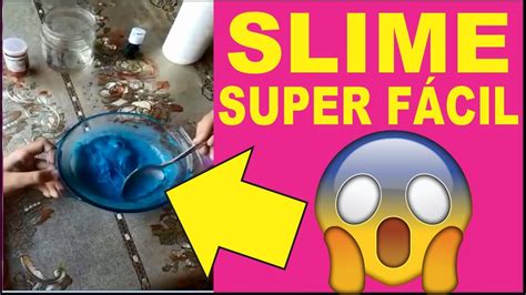 Como Fazer Slime Com Cola Muito Fácil E Rápido YouTube