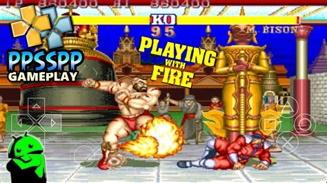 Street Fighter II Hack PPSSPP Emulator GameplayFull Playthrough