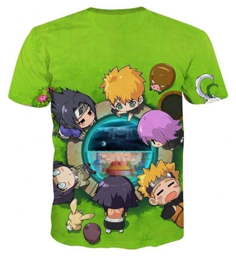 Naruto Sasuke Japan Anime Chibi Style Cute Funny T Shirt Saiyan Stuff
