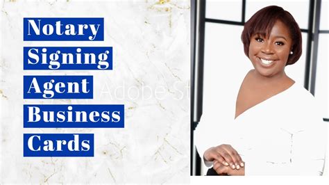 When it comes to your business, don't wait for opportunity, create it! Notary Signing Agent Business Cards - YouTube