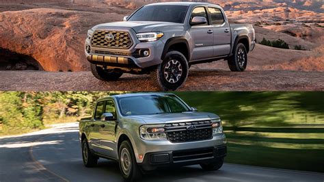 2022 Toyota Tacoma Vs 2022 Ford Maverick Which Is Better Autotrader