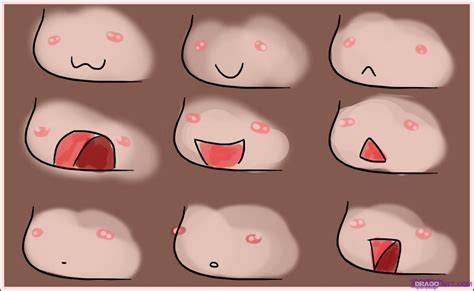 How To Draw Chibi Mouths Step By Step Chibis Draw Chibi