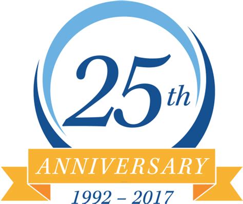 Download 25 Years 25 Th Anniversary Logo Clipart 2048004 Pinclipart