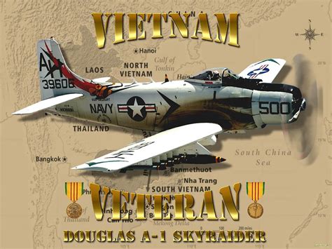 A 1 Skyraider Vietnam Veteran Digital Art By Mil Merchant