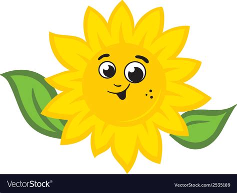 Sunflower Logo Royalty Free Vector Image Vectorstock