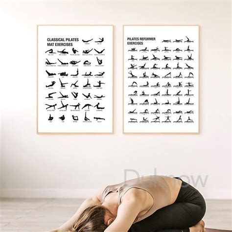 Pilates Reformer Full Body Workout Wall Chart Eoua Blog