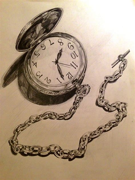 Ringing alarm clock drawing buy this stock vector and. pencil drawing - nice detail on the chain, and I love the ...
