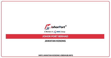 Posts about kerja port klang written by whng8770. Jawatan Kosong Johor Port Berhad » Jobs Hub